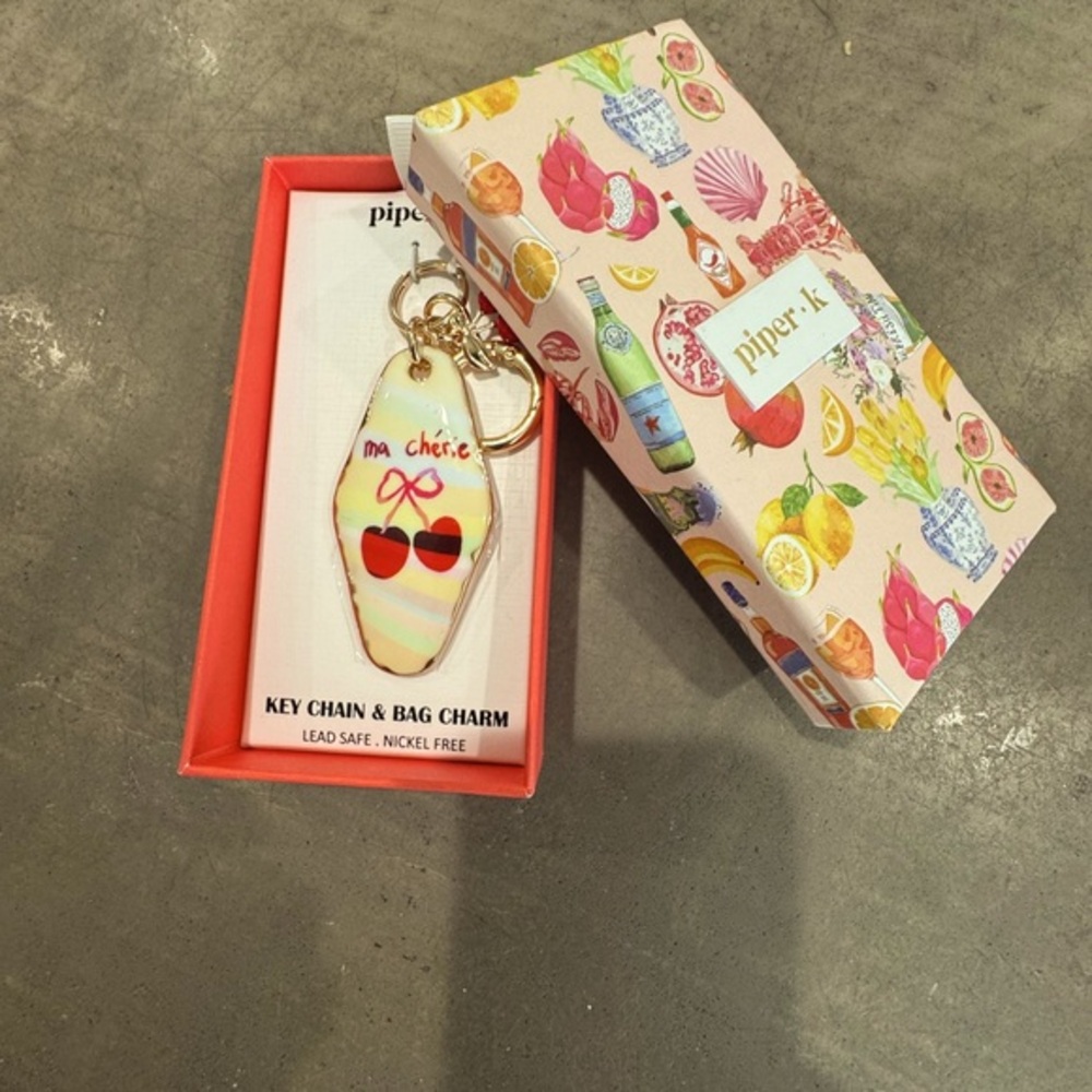 Piper•K super fun and cherry Key Chain & Bag Charm 🍒 get in on the newest trend!